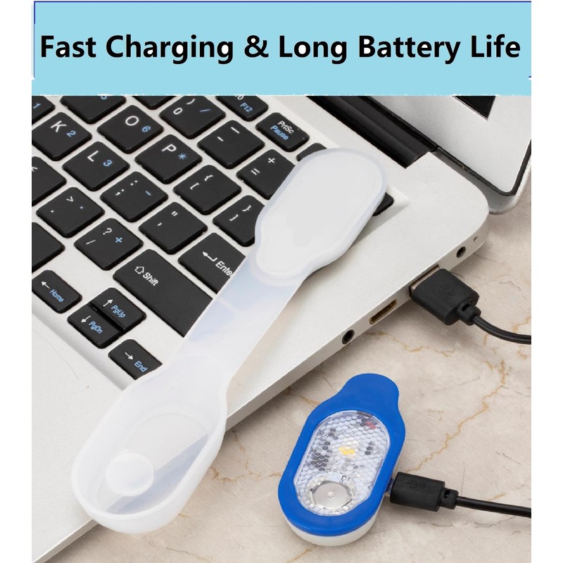 LED Flashlight Clip On Flashlight Nursing Night Light Clip Hands