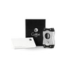 Colibri SV-Cut Cigar Cutter| Chrome with Black Accents |Spring Loaded