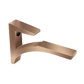 Aluminum Shelf Bracket for 5/8" to 3/4" Glass - Wall Mounted Decorative Shelf Supports with Screws by Fab Glass and Mirror