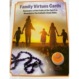The Virtues Project Family Virtues Cards, Catholic Study Bible Edition, 52 Virtue Cards to Educate and Inspire The Practice of Virtues, Our Gifts Within. Use Alone or with The Family Virtues Guide.