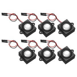 QUARKZMAN Pack of 6 3 Watt 4 Ohm Single Mini Speaker Full Range Mobile Portable Advertising Machine Speaker Connection Separation Interface for Small Electronic Projects