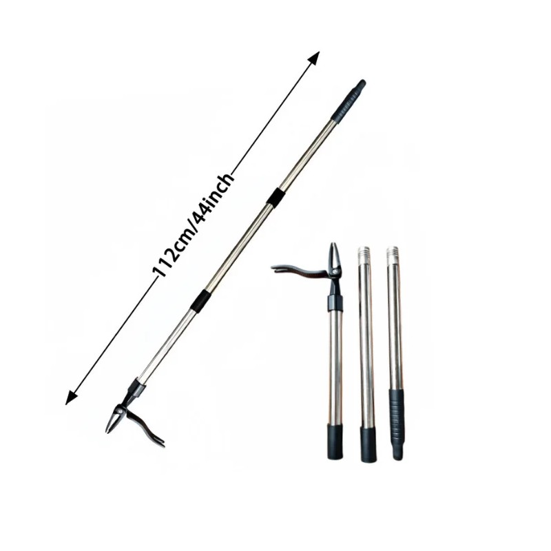 Stand-Up Weed Puller for Garden – 45-Inch Adjustable 4-Claw Root