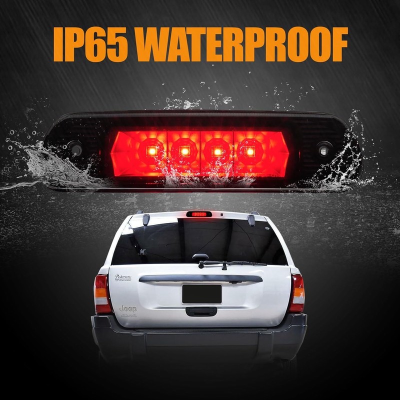 Cxdar Third 3rd Brake Light LED for 1999-2004 Jeep Grand