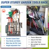 Garden Tool Organizer for Garage, Garden Tool Rack, Up to