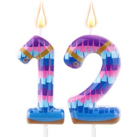 SAVITA Videospiel Kuchen Deko, Geburtstagszahlenkerzen Gaming-Thema Tortenaufsätze mit Zahlen für die Dekoration von Geburtstagspartys für Jungen (12)