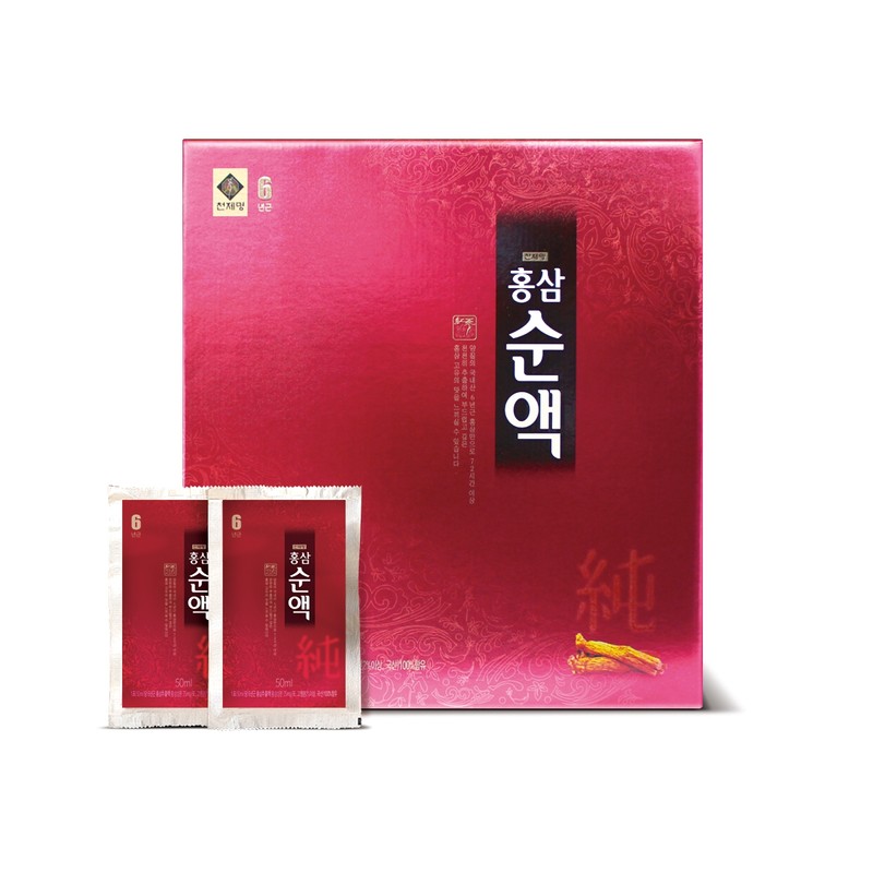 Cheonjemyeong 60-year-old red ginseng pure liquid 60 packets / 천제명