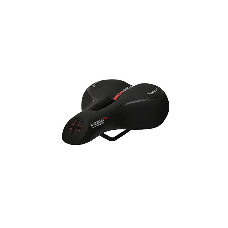 Wittkop Women's Medicus Twin 2.0 City Bike Saddle, Black, One
