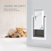 Baboni Pet Door for Wall, Steel Frame and Telescoping Tunnel,