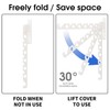 dancrul Wall Mounted Clothes Drying Rack, Wall Clothes Hanger Hook
