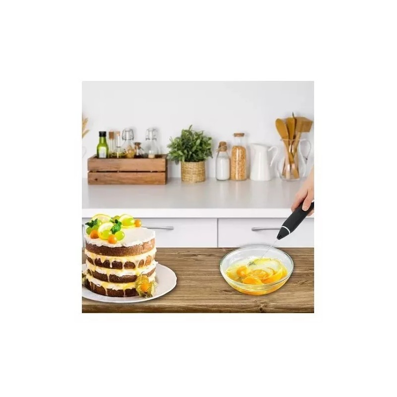 Molin Dollins Mano Batidora Eléctrica, Espumador De Leche Usb Recargable