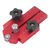 Table Saw Limit Fence Aluminum Alloy Red Retractable Adjustable Table