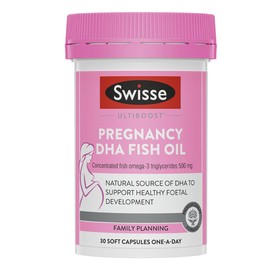 Swisse-Ultiboost Pregnancy DHA Fish Oil 30 Capsules