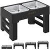 URPOWER Stainless Steel Dog Bowl 2 Pack for 2-in-1 Dog