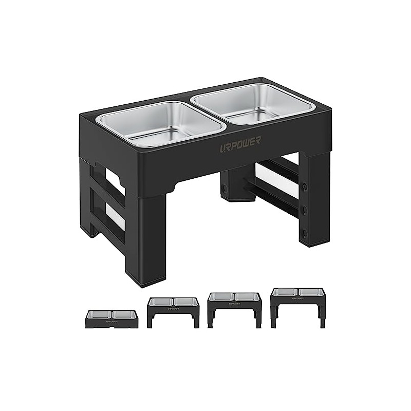 URPOWER Stainless Steel Dog Bowl 2 Pack for 2-in-1 Dog