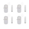 4 Pack Window & Door Burglar Intruder Alarms Alarm Breach