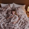 Lotus Karen Faux Fur King Comforter Set – Big Bubble