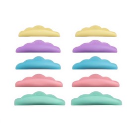 Nuyiuieo Lash Lift Shield, Eyelash Curler Pads, Reusable Eyelash Lift Pads for 5 Pairs - 5 Sizes (S/M/M1/M2/L)