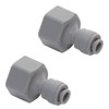 1/4" Push Fit to 3/4" BSP Tap Connector - Compatible