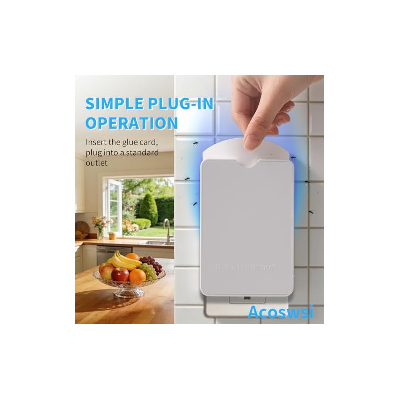 Indoor Flying Insect Trap with UV Light - 1 Device