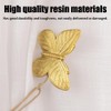 2 PCS Curtain Holdbacks,Resin Magnetic Butterfly Curtain Tie Back Clips