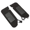 labwork Left Driver and Right Passenger Side Black Sunvisors Sun