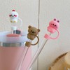 6 Pcs Straw Caps Cute Reusable Straw Topper 10mm Reusable