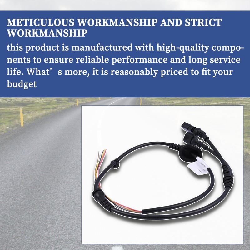 Getfarway Front Left ABS Wheel Speed Sensor Wire Harness Cable
