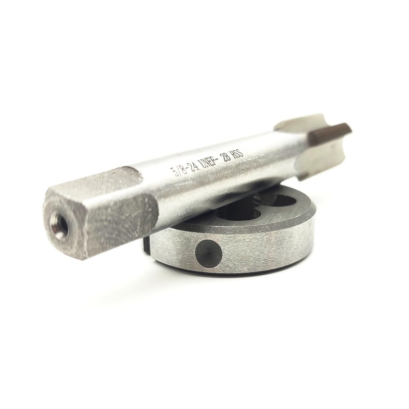 AtticZone 5/8"-24 UNEF Tap and Die, 5/8 x 24 UNEF