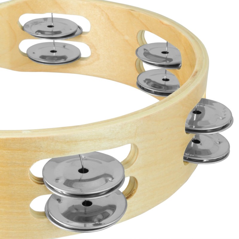 Tiger 8" Headless Double Row Tambourine