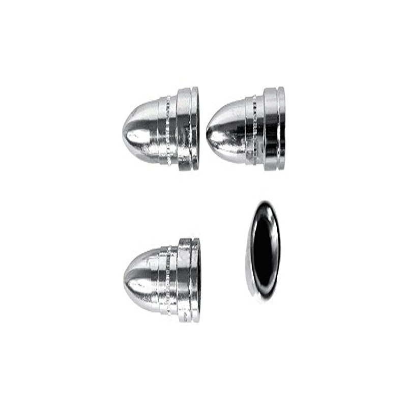 Custom Accessories 16218 Chrome Bullet Style Valve Cap