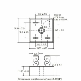 Unbranded/Generic KBPC3510 Diode Bridge Rectifier Single Phase Metal Case 1000V 35A KBPC-3510 USA