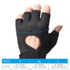 CYZBL Gym Gloves Soft, Half Finger Fitness Gloves, Black Training
