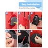 Voodonala Gas Tank Cap Cover Fuel Door Trim with Lock