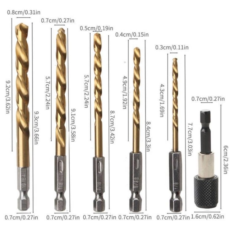 11PCS Broken Screw Extractor Set, Left Hand Drill Bit Set,Easy