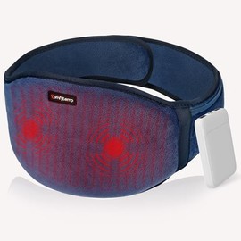 Comfytemp W√§rmeg√ºrtel Vibrationsmassage f√ºr R√ºcken mit 25Wh Akku,18x147cm Kabellos Heizg√ºrtel Massageger√§t, Ultraweich Heizkissen mit Abschaltautomatik, R√ºckenw√§rmer mit USB