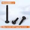 #12 x 1 Hex Socket Self Tapping Screws, Stainless Steel