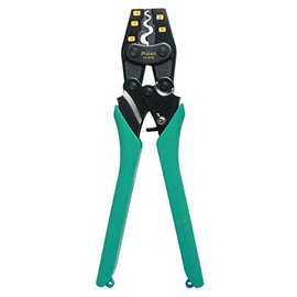 Pro'sKit CP-251B Ratcheted Crimper for Non-Insulated Terminals, AWG 22-6