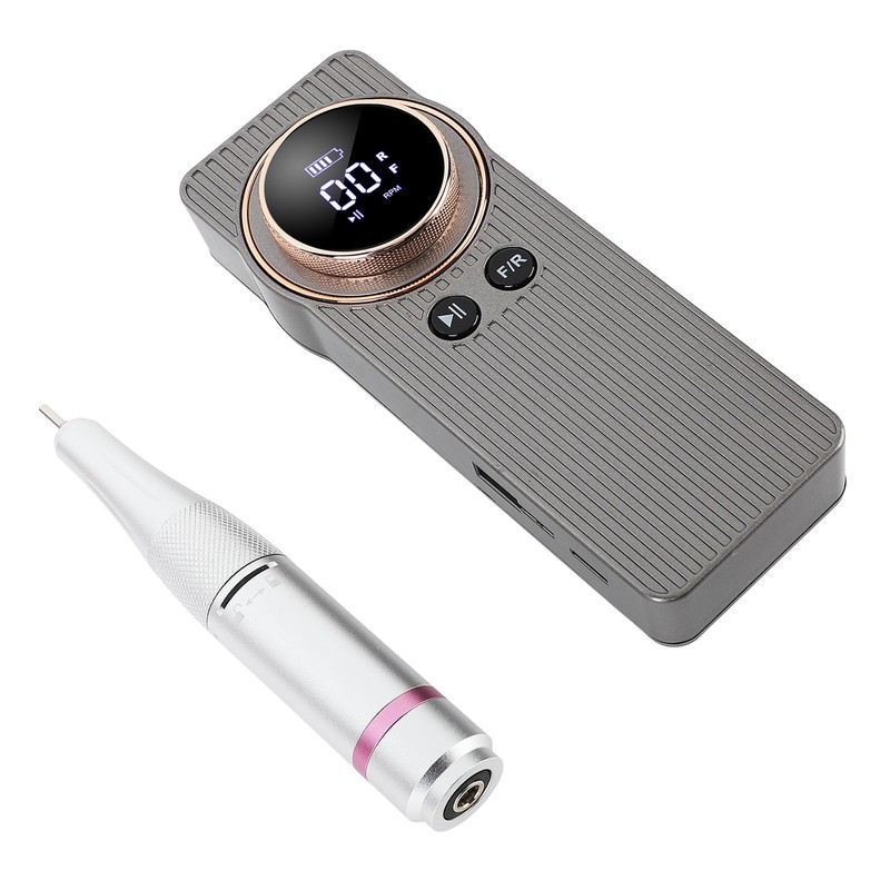 Nail Drill Machine Portable High Speed 35000RPM Rechargeable Nail Art