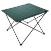 VILLEY Folding Camping Table Portable Beach Table With Aluminum Panel