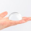 SWTHONY 2pcs 2.4inch Crystal Dome Magnifying Paperweight, Reading Magnifier Glass