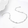 YAFEINI Anklet Sterling Silver Anklets Ankle Bracelets for Women Teen