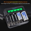Tenberly AA AAA C D Universal Battery Charger with 4