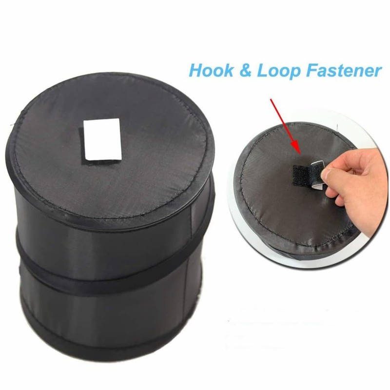 2Pcs Car Trash Can,Collapsible Pop Up Garbage Bin,Small Portable Vehicle