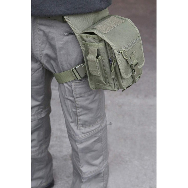 Brandit Side Kick Bag Leg Bag Waist Bag, black