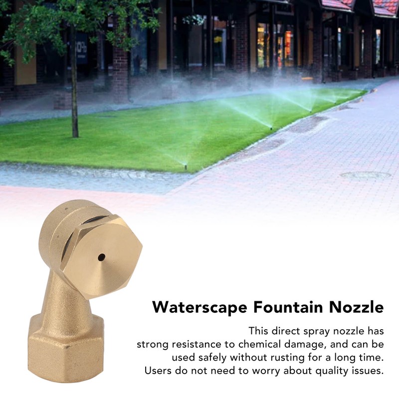 5PCS G1/2in Female Thread Brass Deck Jet Nozzles Durable Waterscape