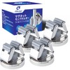 COLGAI Magnetic Mop Holder Strong Magnetic Wall Mount Storage Silver