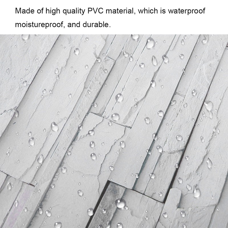 Retro Imitation Brick Grain Texture Waterproof Wall Decal Sticker Home