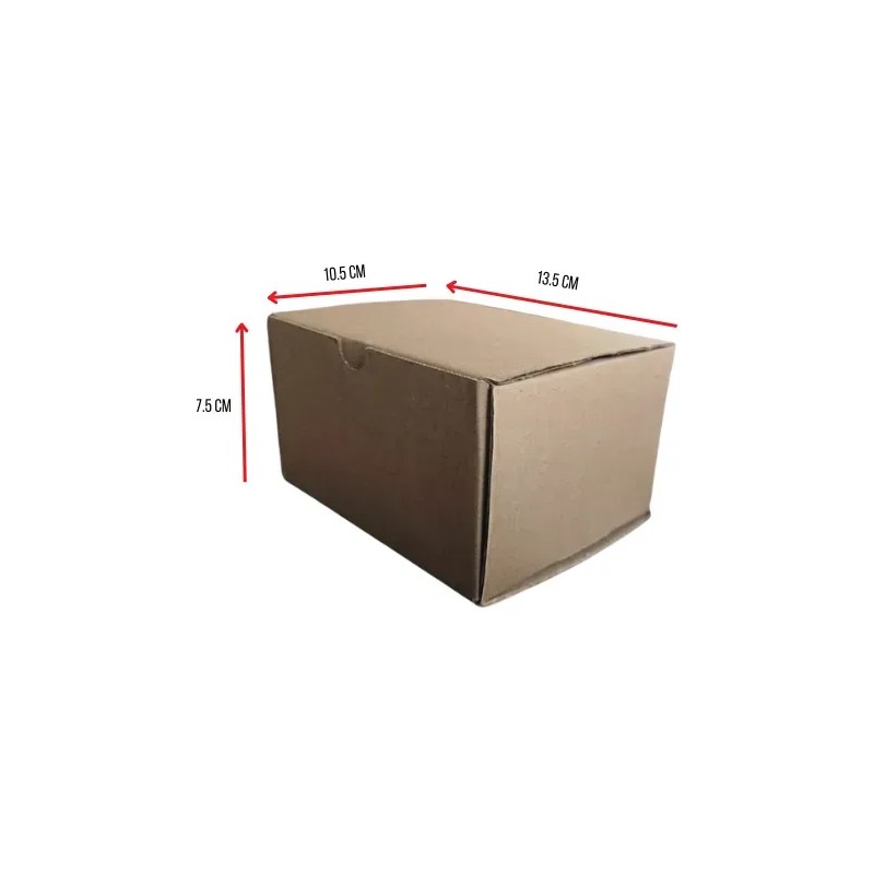 25 Cajas De Cartón Auto Armable Para Envíos 7.5x10.5x13.5 Cm