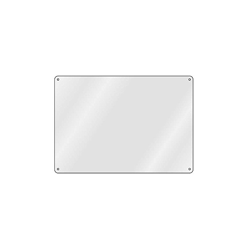 20x14 Aluminum OSHA Sign Blank (Sold by The Piece)