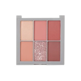 Profusion Cosmetics Colourspell Sweet Eyes 6 Shade Eyeshadow Palette, Blendable Shades in Matte, Shimmer, and Glitter Finish for Eyecatching Looks